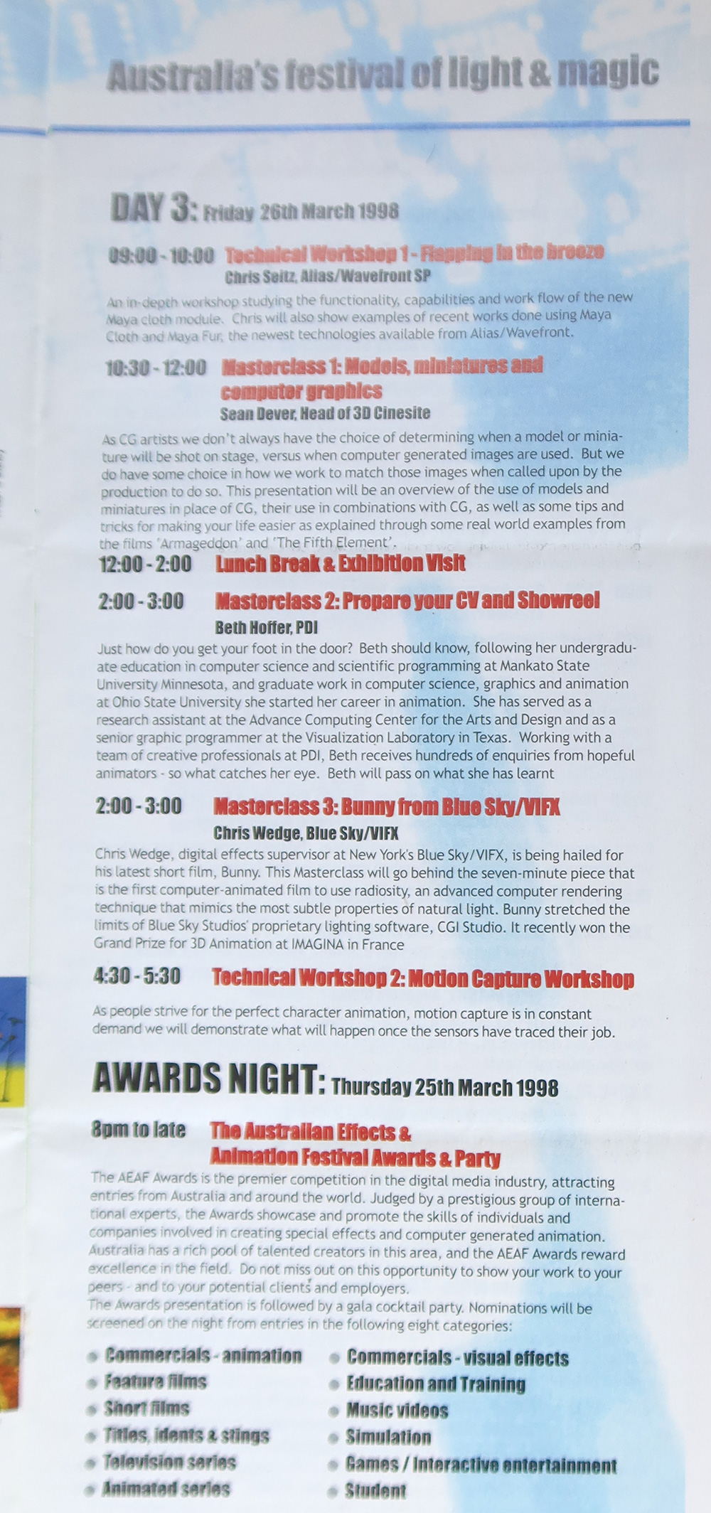AEAF 1999 2
