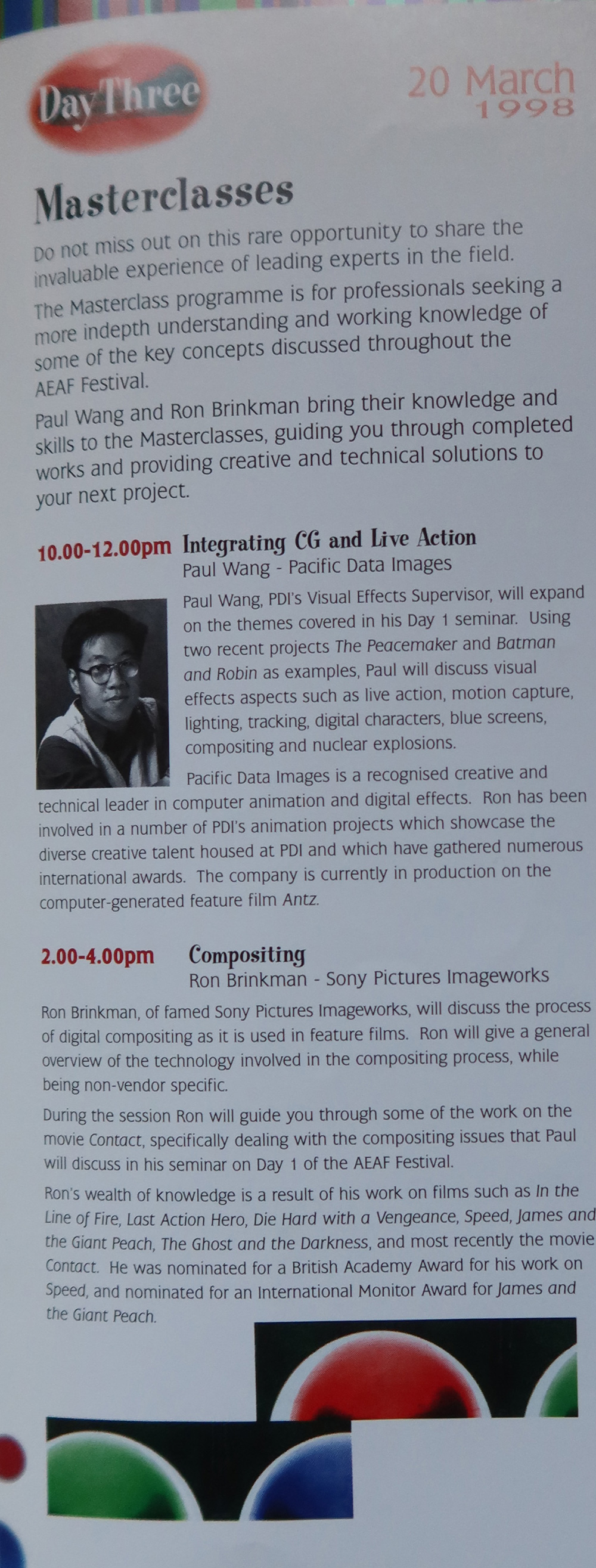AEAF 1998 Program 2